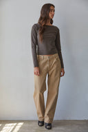 Boat Neck Long Sleeve