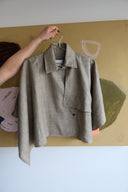 Coni Plaid Poplin Cape