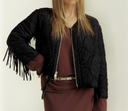 Military Liner w/ Fringe