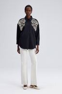 Embroidered Oversized Shirt