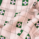 Grid Silk Scarf