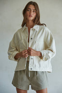 Denim Cotton Washed Jacket