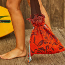 Flame Rosalia Beach Tote