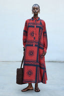 Tribal Shirt Maxi Dress