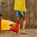 Flame Rosalia Beach Tote