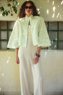 Embellished Floral Lace Jacket