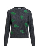 Embroidered Pullover Sweater