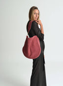 Suede Hobo Bag