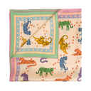 "Neon Tigers" Large Silk Scarf