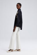Embroidered Oversized Shirt