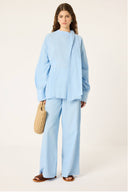 Pleated Wide Leg Pants