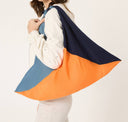 Color Block Tote Bag