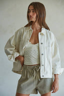 Denim Cotton Washed Jacket
