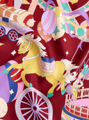 "Pop Pony" Silk Twill Large Scarf