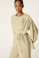 Modal Blend Balloon Sleeve Tunic