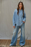 Denim Button-Down Shirt