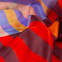Colorblock Silk Scarf