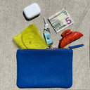 Zipper Pouch - Camel Speckled Hair on Hide