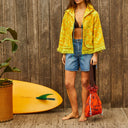 Flame Rosalia Beach Tote