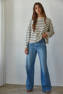 Striped Crew Neck