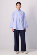 Pinstriped Cuffed Shirt