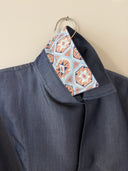 Coni Denim Cape w/ Silk Lining