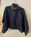 Coni Denim Cape w/ Silk Lining
