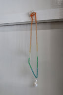 Italian Rainbow w/ Pearl Necklace