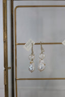 Italian Pearl Drop Earrings - White