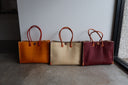 Zafran Solid Color Straw Beach Bag