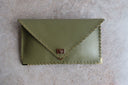 Symmetria Leather Clutch