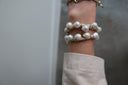 Italian Double Silk Cord w/ Pearl Bracelet