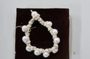 Italian Metallic Cord w/ Pearls Bracelet