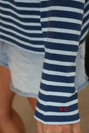 Long Slv Striped Tee