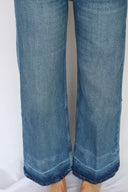 Mid Rise Wide Leg Crop w/ Vinyl