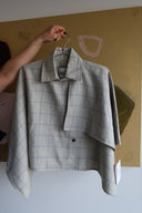 Coni Plaid Poplin Cape