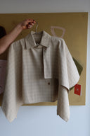 Coni Plaid Poplin Cape