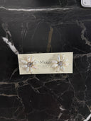 Italian Pearl Flower Stud Earring