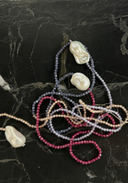 Italian Crystals w/ Pearls Strand Rainbow