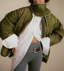 Military Liner w/ Scarf