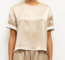 Barb Contrast Tee