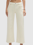 Mid Rise Wide Leg Crop Jean