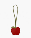 Leather Apple Charm