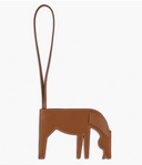 Leather Grazing Horse Charm