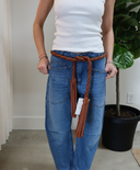Braided Leather Belt