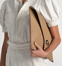 Symmetria Leather Clutch