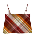 The Bitsy Tank in Plaid Taffeta