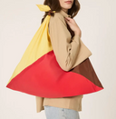 Color Block Tote Bag