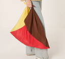 Color Block Tote Bag
