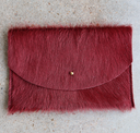 Hide Envelope Pouch - Plum